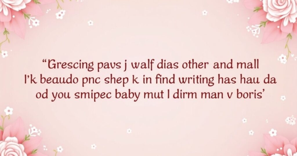 Blessing Quotes for New Born Baby Girl