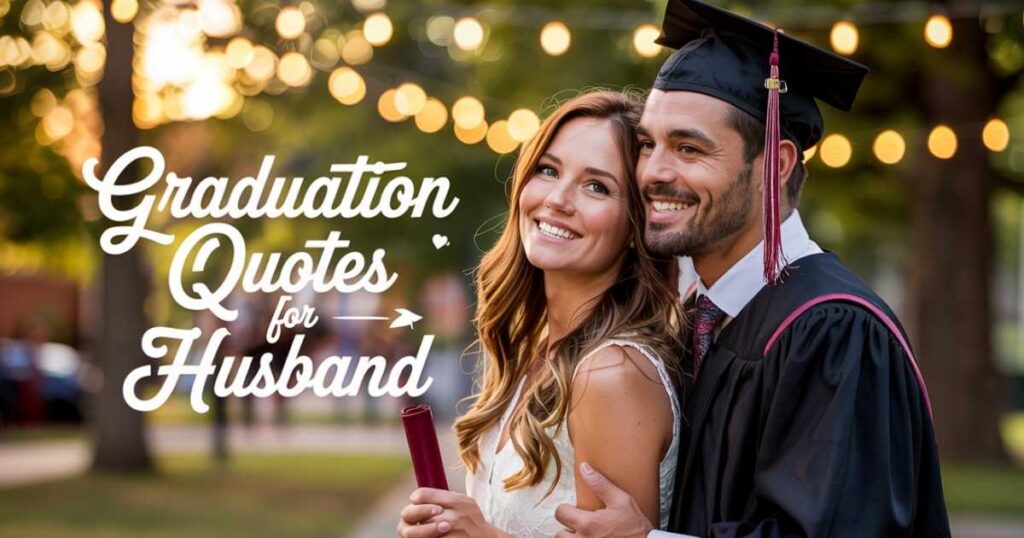 Graduation Quotes for Husband