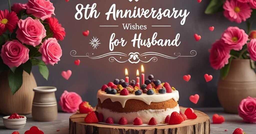 8th Anniversary Wishes for Husband