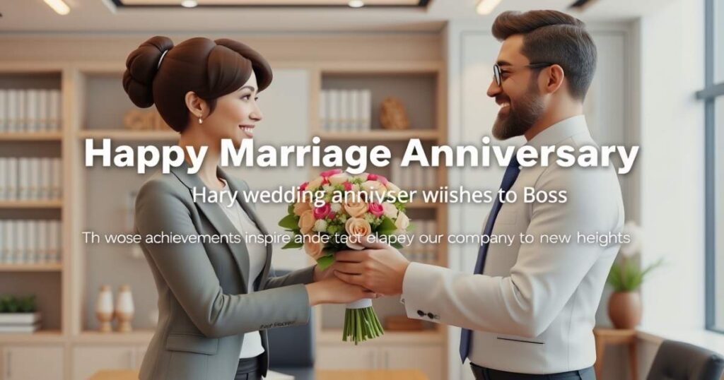 Anniversary Messages for Boss