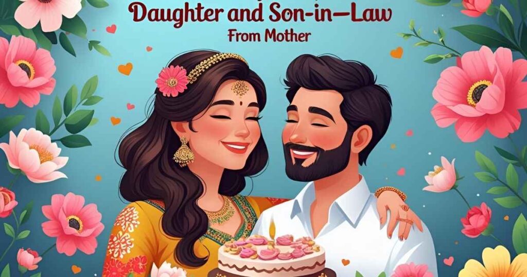 Anniversary Wishes for Daughter and Son-in-Law from Mother