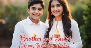 Brother and Sister Birthday Wishes