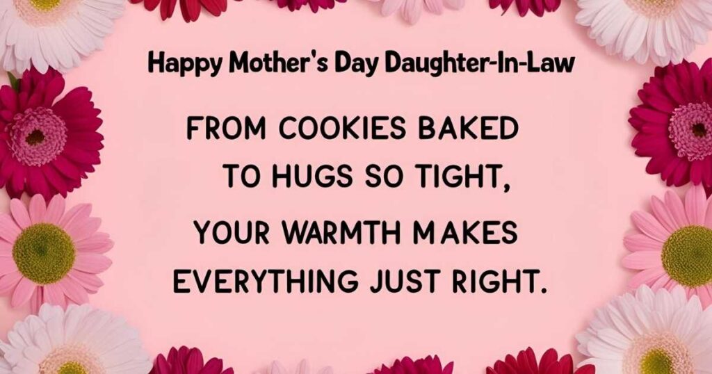 Cute Mother’s Day Messages for Daughter-In-Law
