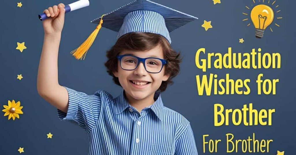 Funny Graduation Wishes for Brother