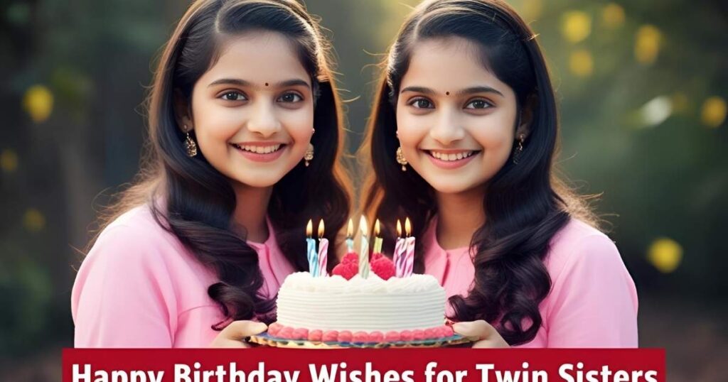 Happy Birthday Wishes for Twin Sisters