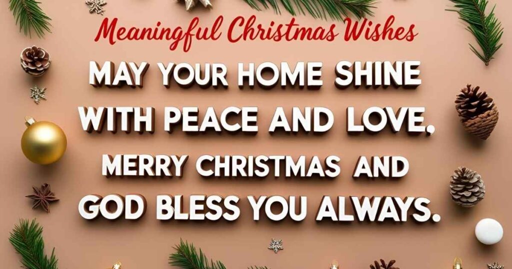 Meaningful Christmas Wishes