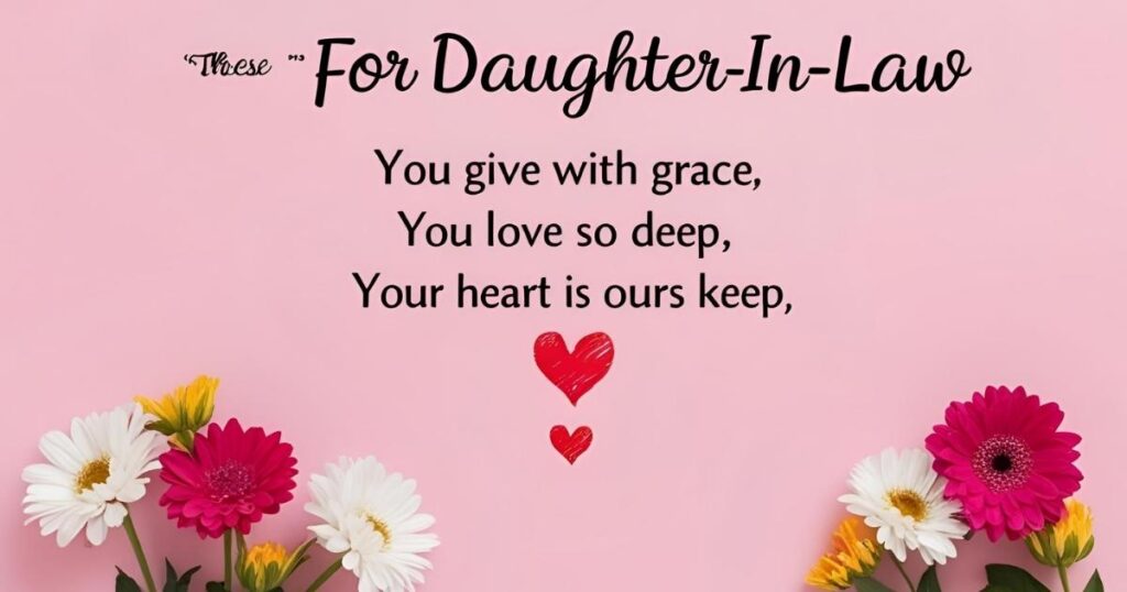 Messages for Daughter-In-Law