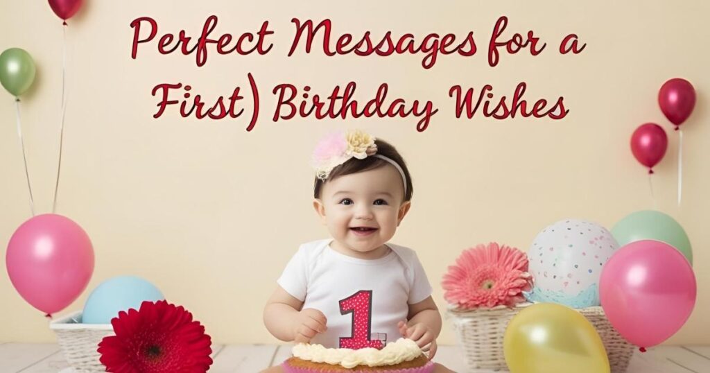 Perfect Messages for a First (1st) Birthday Wishes