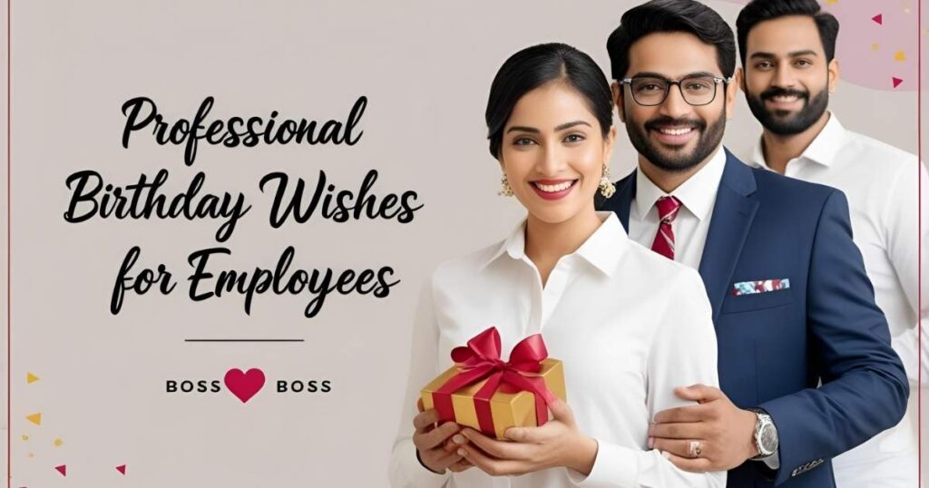 Professional Birthday Wishes for Employees