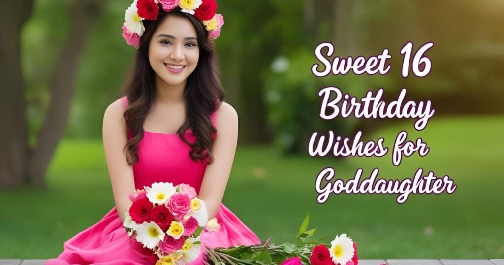 Sweet 16 Birthday Wishes for Goddaughter