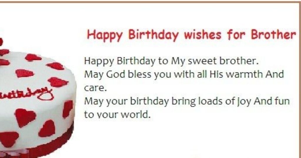 Valentine Birthday Wishes for Brother
