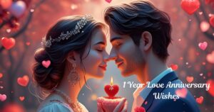 1 Year Love Anniversary Wishes