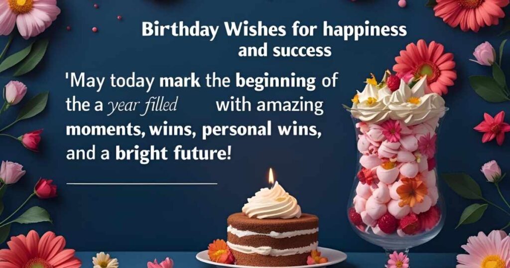 Birthday Wishes for Happiness and Success