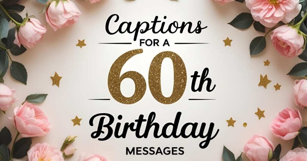 Captions for a 60th Birthday Messages