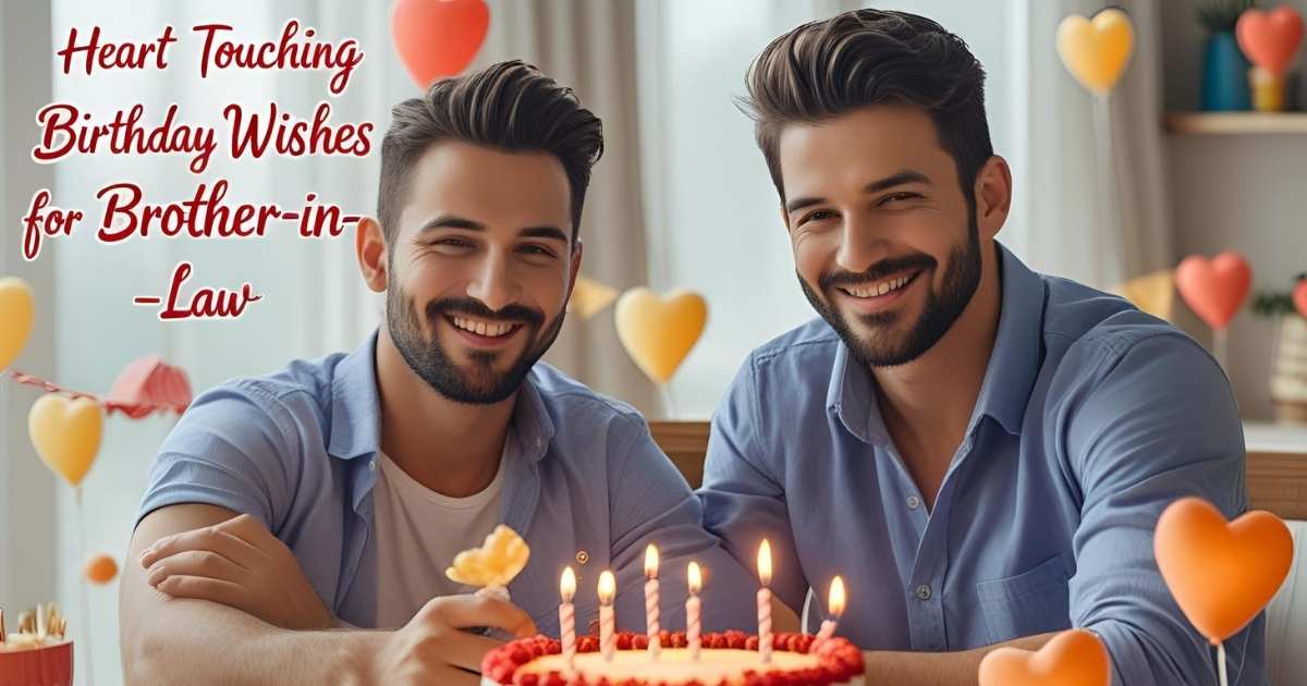 Heart Touching Birthday Wishes For Brother-in-Law