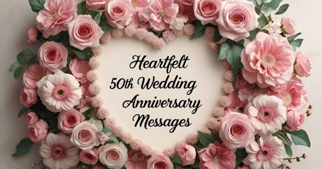 Heartfelt 50th Wedding Anniversary Messages