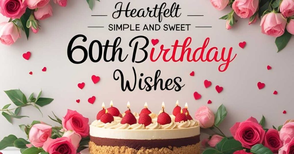 Heartfelt Simple and Sweet 60th Birthday Wishes
