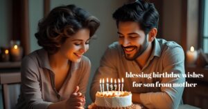 blessing birthday wishes for son from mother