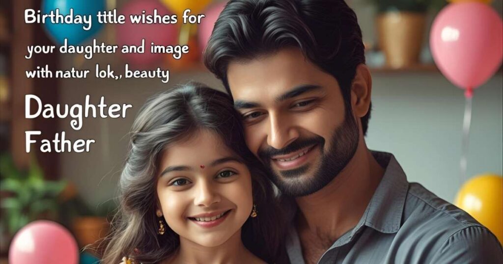 Birthday Wishes for Daughter from Father