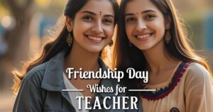 Friendship Day wishes for teacher