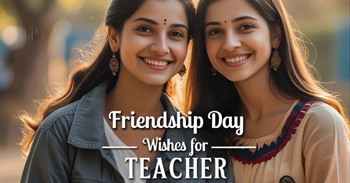 Friendship Day wishes for teacher