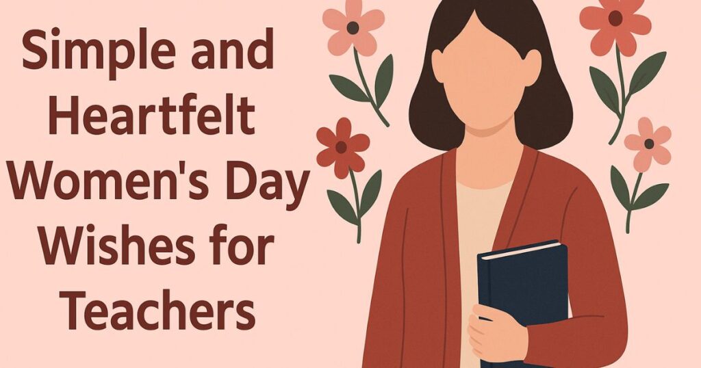 Simple and Heartfelt Womens Day Wishes for Teachers