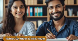 Teachers day wishes to maths teacher
