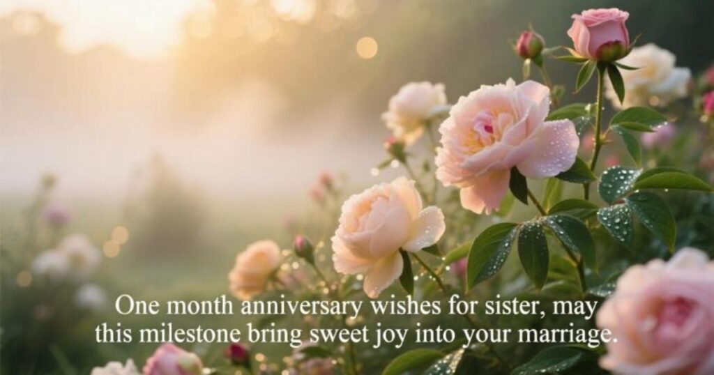 1-Month Anniversary Wishes