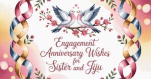 Engagement Anniversary Wishes for Sister and Jiju