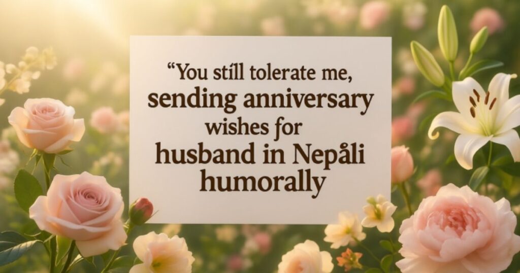 Funny Anniversary Wishes to Make Him Laugh 😂