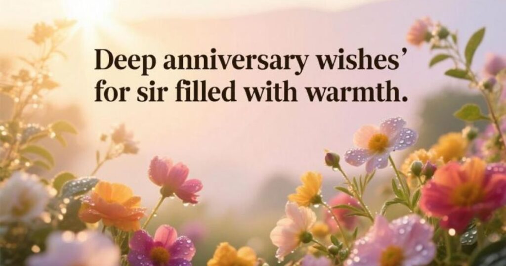 Heartfelt Anniversary Wishes for Boss