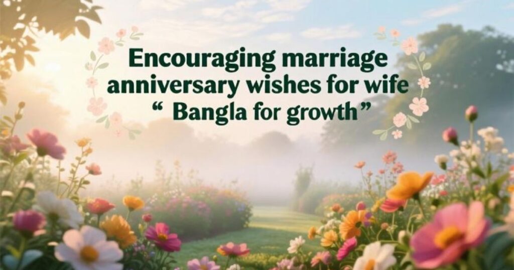 Inspirational Anniversary Wishes in Bangla 🌟
