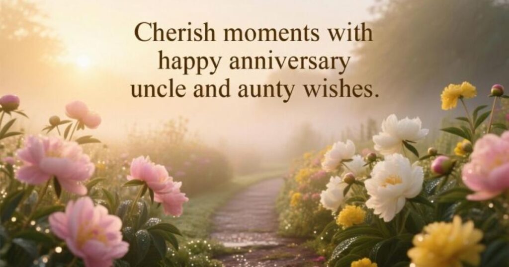 Romantic Anniversary Messages for Uncle and Aunty